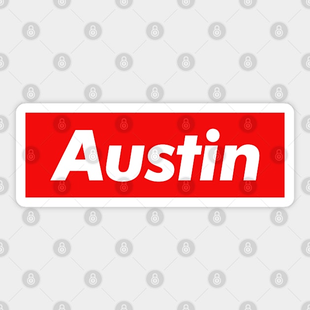 Austin Sticker by monkeyflip